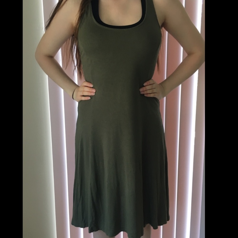 Beautiful Olive Midi Dress